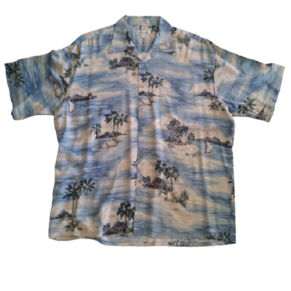 Pierre Cardin Hawaiian Island Shirt, size XL - Picture 1 of 6